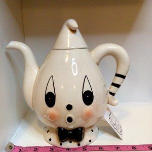 Johanna Parker Transpac ceramic Ghost teapot NWT